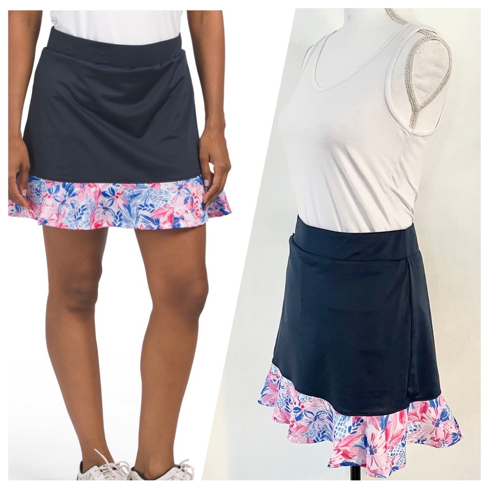 NWT Stella Parker Mermaid Golf/Tennis Floral Skirt